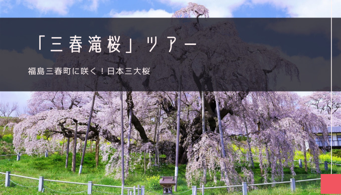 三春滝桜 おすすめツアー特集！