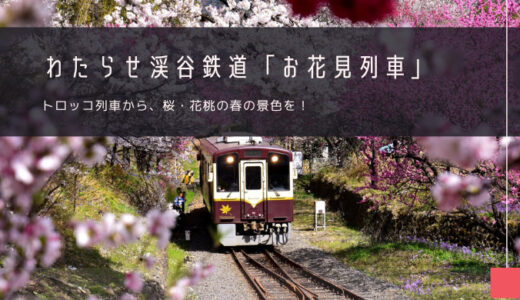 わたらせ渓谷鉄道「お花見列車」おすすめツアー特集！